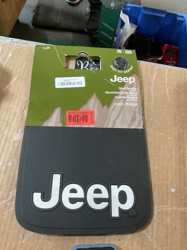 Photo 1 of 1PCS PLASTICOLOR Jeep 9x15 Mud Guards, 9" x 15" Mud Guards (000491R01)