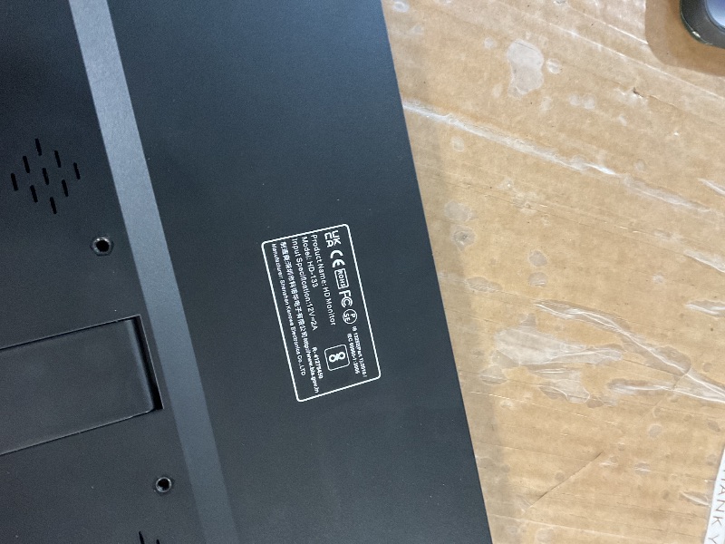 Photo 1 of Lrtzcbi Portable Monitor 13.3 Inch, HD 1366x768P LED Display Small HDMI Monitor, Built-in Speaker and Dual HDMI Port, External Display for Laptop/Mac/PC/Switch/PS3/4