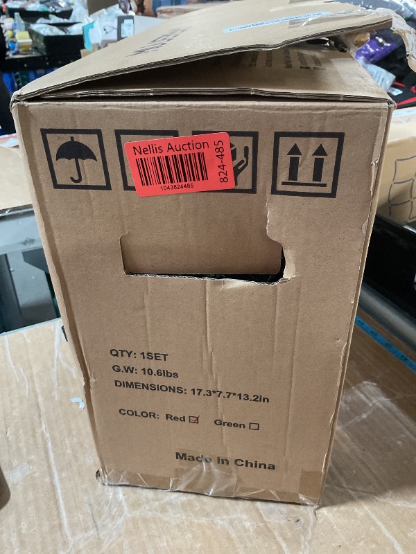 Photo 1 of ***SEE NOTES*** 
Carpet Cleaner, MUJERBAY Portable Spot and Stain Cleaner, Easy Move with Handle, Deep Cleaning Machine for Couch, Stairs, Car and Pet Messes. Red