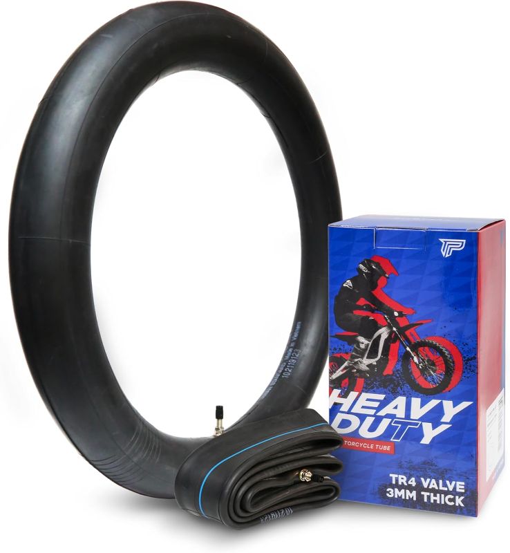 Photo 1 of 
Roll over image to zoom in
PIVOTRAX-100/90-19 (4.10 X 19) Heavy Duty Motorcycle Tube - 3mm Thick - TR4