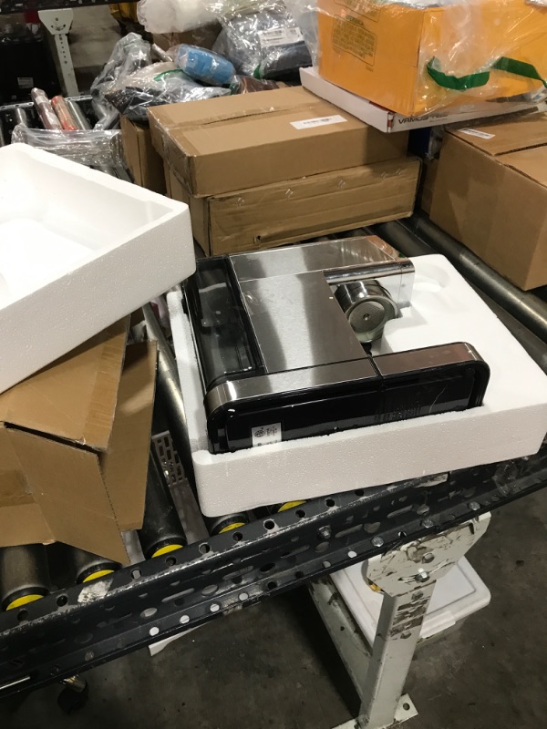 Photo 1 of Ollygrin Espresso Machine,15 Bar Semi-Automatic Espresso Maker with Milk Frother,Compact Stainless Steel Coffee Machine with 40oz Removable Water Tank for Cappuccino,Latte, Americano,Sliver for Home