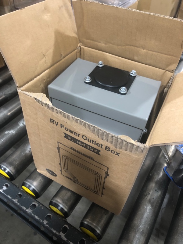 Photo 1 of DEWENWILS 50 Amp RV Power Outlet Box, 125V/250V NEMA 14-50R RV Outlet Enclosed & Lockable, Weatherproof Outdoor RV Electrical Outlet for RV Camper Travel Trailer Motorhome, ETL Listed
