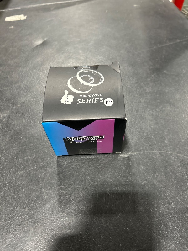 Photo 1 of MAGICYOYO K2 Crystal Black Yoyo Professional, Responsive Yoyo for Kids Beginners with Extra Unresponsive Yo Yo Bearing, Pro Plastic Trick Yo Yo for Adults+12 Stings+Bearing Removal Tool+Storage Bag