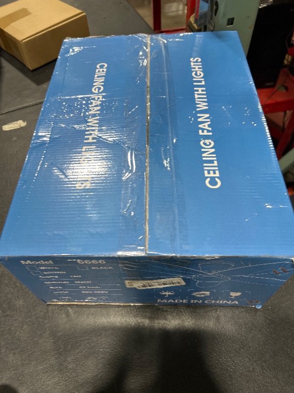 Photo 1 of Surtime 42" Ceiling Fans with Lights-Low Profile Ceiling Fan with Light and Remote/APP Control,Flush Mount,DC Reversible,LED Dimmable Black Ceiling Fans for Bedroom,Indoor/Outdoor Patio Use