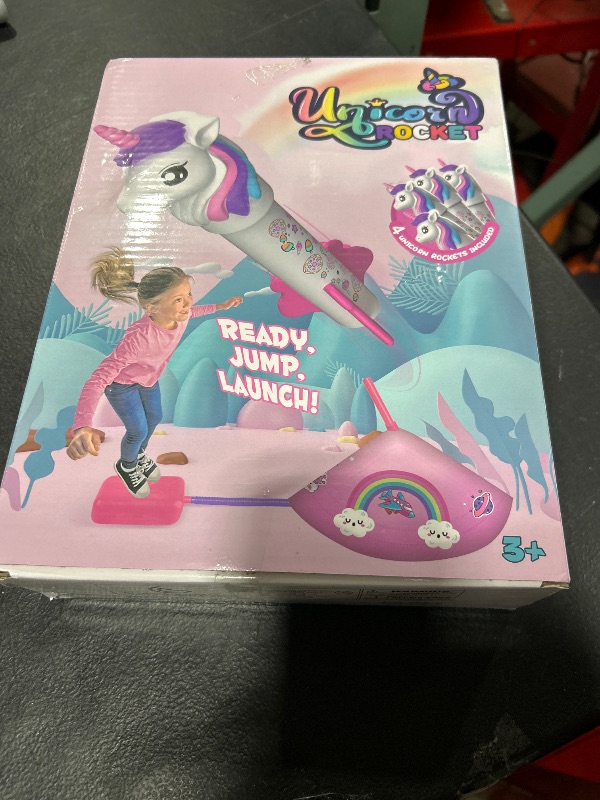 Photo 1 of beefunni Unicorn Rocket Launcher for Kids, 4 Unicorns Outdoor Toys for Girls, Christmas Easter Birthday Gifts for Girls Ages 2 3 4 5 6 7 8 Years Old, Fun Indoor Toys for Kids Ages 2-4-6 Years Old