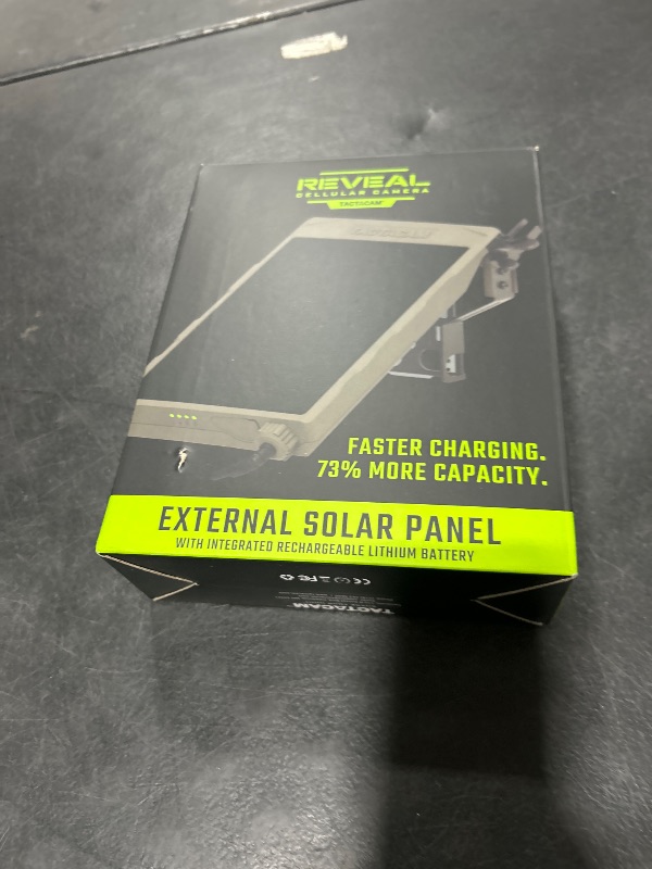 Photo 1 of New TACTACAM Reveal Solar Panel for Reveal Cellular Trail Cameras X 2.0, X 3.0, X Pro 3.0 X, Gen 1, SK, XB (Solar Panel)
