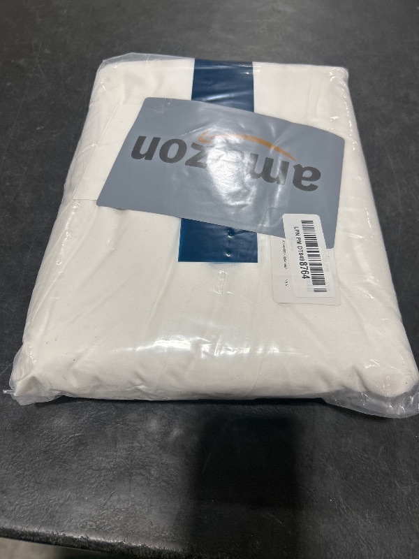 Photo 1 of Bedsure Duvet Cover Full Size - Soft Double Brushed Bedding Set for Kids & Adults, Zipper Closure, 3 Pieces, Includes 1 Duvet Cover (80"x90") & 2 Pillow Shams, NO Comforter, White