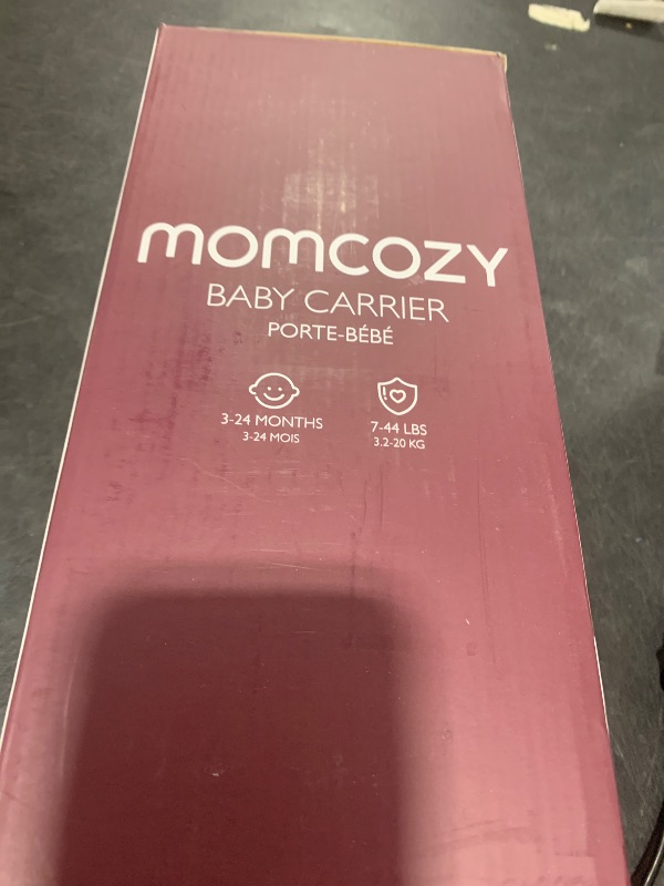Photo 1 of Momcozy Baby Carrier - Ergonomic, Cozy and Lightweight Carrier for 7-44lbs, Effortless to Put On, Ideal for Hands-Free Parenting, Enhanced Lumbar Support, Purehug for Infant to Toddler, Black