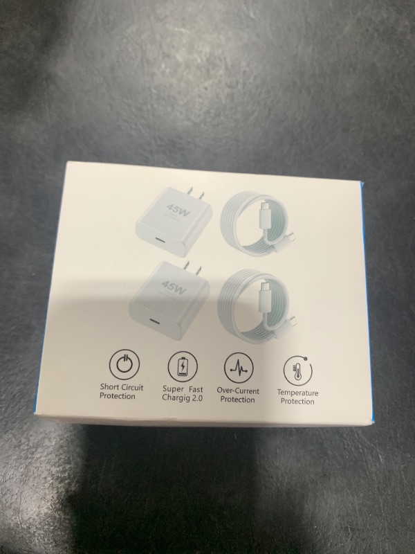 Photo 1 of iPhone 16 Pro Max Charger Fast Charging, 45W Super Fast USB C iPhone 16 Charger Block with 10FT Long Charging Cord Cable for iPhone 16 Pro Max/16 Pro/16/16 Plus, 15 Pro Max/15 Pro/15, Android Phone