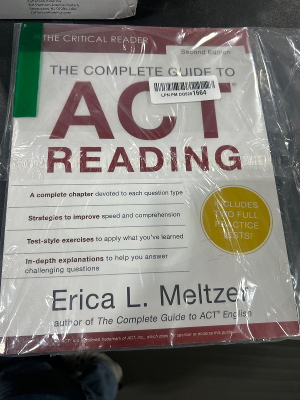 Photo 1 of The Complete Guide to ACT Reading, 2nd Edition