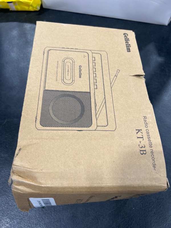 Photo 1 of Gelielim Cassette Player Boombox, Portable AM/FM Radio Stereo, Cassette Tape Player Recorder with Big Speaker and Earphone Jack, Battery Operated or AC Powered Tape Recorder Cassette Player
