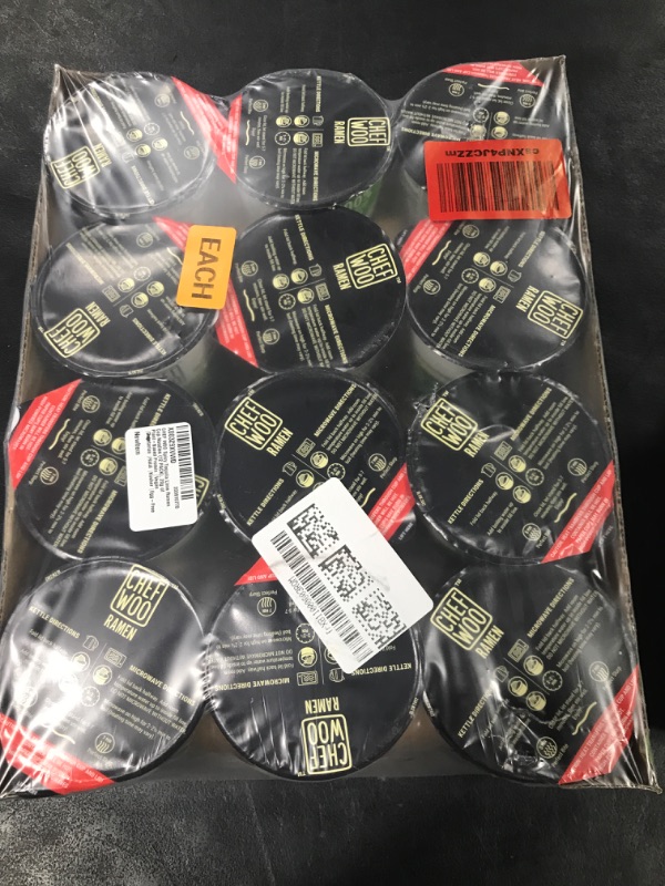 Photo 1 of CHEF WOO Spicy Tequila Lime Ramen Cup Noodles (12 PACK)
