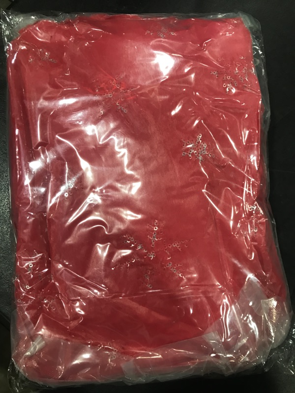 Photo 1 of tiosggd Red Tree Skirt, 48 Inches Large Faux Fur Christmas Decorations with Sliver Snowflake Sequin Embroidered, Red and Silver Tree Rug for 7.5 Ft Tree Wedding Spring Easter Home Decor
