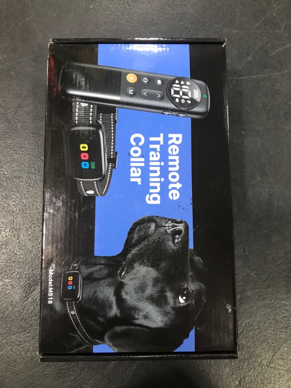 Photo 1 of Dog Shock Collar with Remote Control, 1600ft Range Waterproof Rechargeable 3 Modes Anti-Bark Training Collar E Collar with Beep Vibration Shock Mode for Small to Large Dogs 5-110 lbs