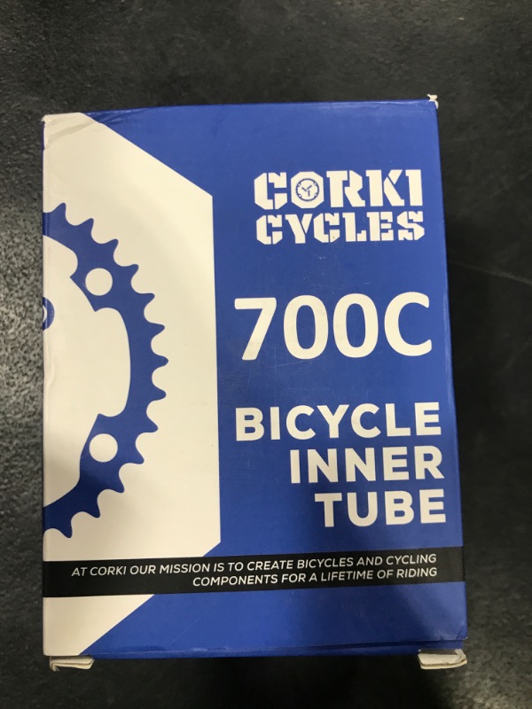 Photo 1 of Corki Cycles 700c Bike Tire Inner Tubes 700 x 35c 37c 38c 40c 42c 43c Presta Valve 48mm, Heavy Duty 28 Inch Bicycle Tube for Road Gravel Fixie Hybrid 2 Pack