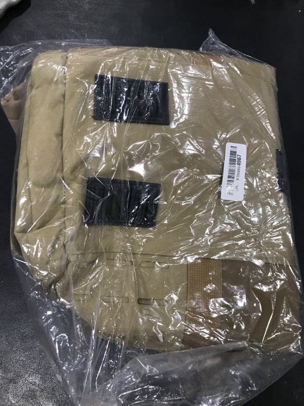 Photo 1 of Bagenerous 48L Military Duffle Bag with Separate Shoe Compartment,Tactical Gear Backpack Molle System,Khaki