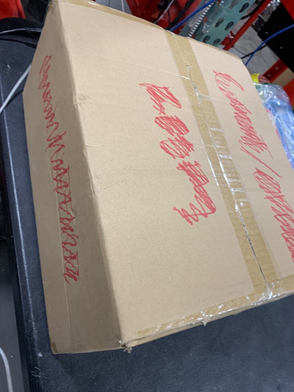 Photo 1 of 4-Light Modern Farmhouse Wood Flush Mount Ceiling Light Fixture 14.17 inch Rustic Distressed Wood and Metal Cage Semi Flush Mount Ceiling Light for Hallway Entry Bedroom Farmhouse, Antique White