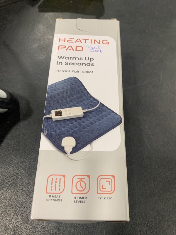 Photo 1 of Heating Pad for Back & Period Cramps, Portable Heating Pad for Neck and Shoulders and Back with Auto Shut Off Large, Machine Washable, Christmas Gifts for Women, Men