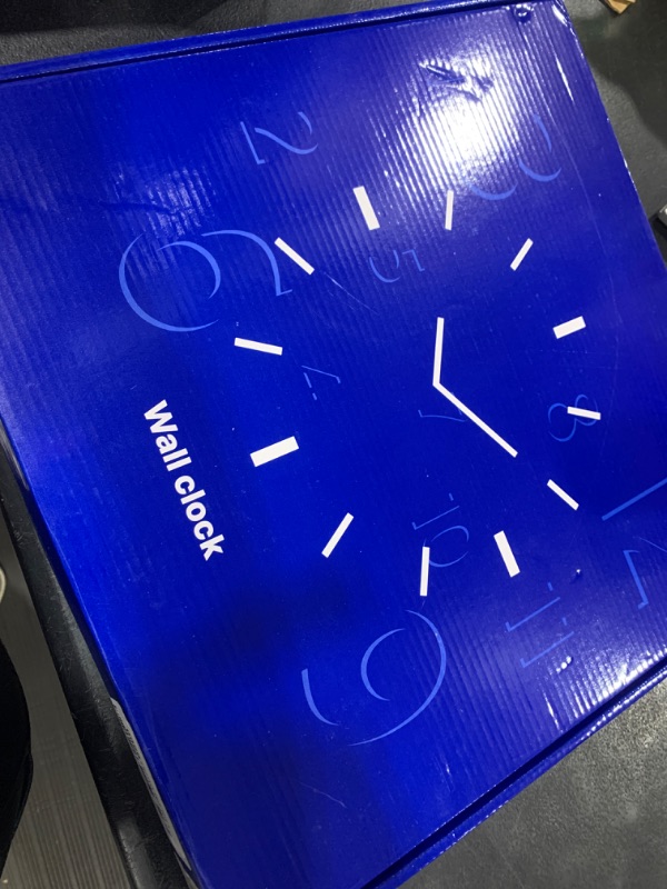 Photo 1 of VIKMARI Wall Clock Silent Non Ticking - 14 Inch Running Horse Pattern Kitchen Wall Clock Quality Quartz Battery Operated Round Wall Clocks for Home/Office/Classroom/School