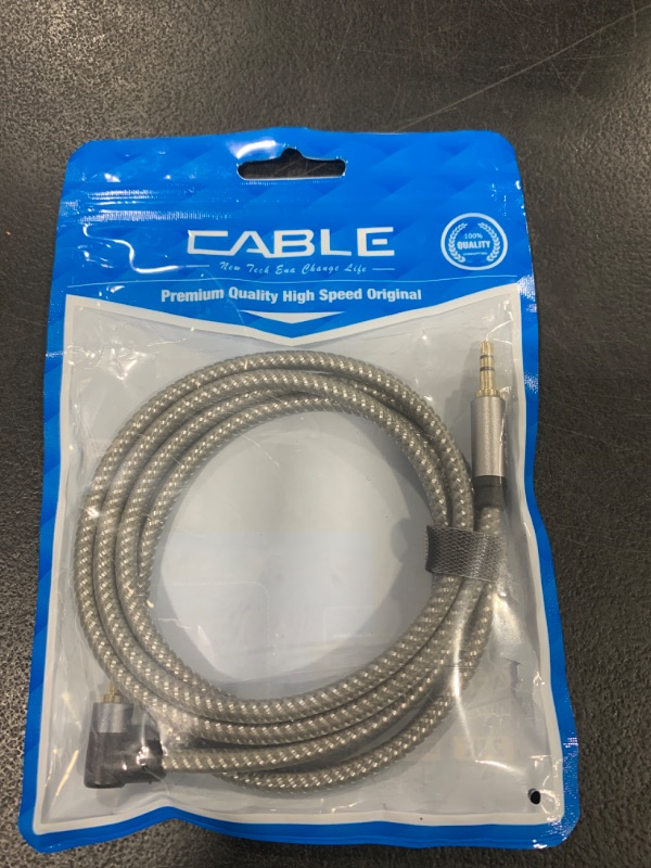 Photo 1 of Aux Cord,4ft/1.2M 3.5mm Audio Cable Headphone Cable Male to Male Stereo Hi-Fi Sound Nylon Braided aux to aux 1/8 Cable for Car Home Stereos Speakers Tablets, Speakers
