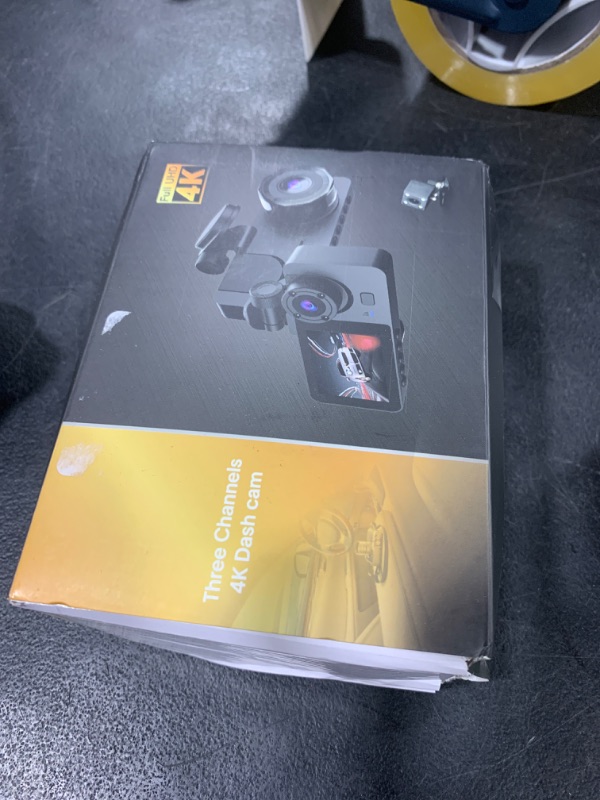 Photo 1 of Dash Camera for Cars,4K Full UHD Car Camera Front Rear with 32GB Card,Built-in Super Night Vision,2.0'' IPS Screen,170°Wide Angle,WDR, 24H Parking Mode, Loop Recording