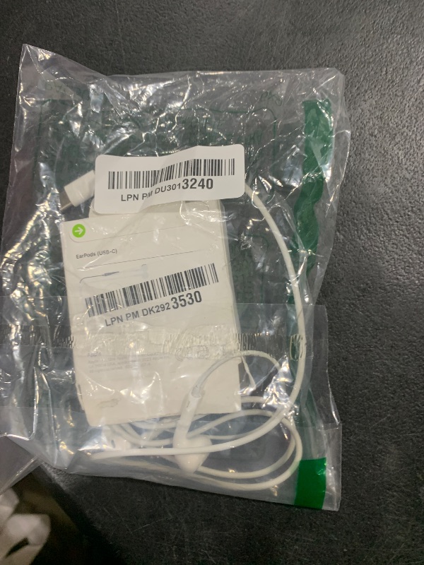 Photo 1 of Apple EarPods Headphones with USB-C Plug, Wired Ear Buds with Built-in Remote to Control Music, Phone Calls, and Volume