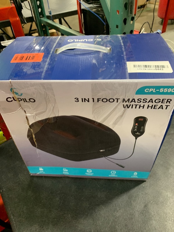 Photo 1 of CuPiLo Upgraded Shiatsu Foot Massager with Heat, FSA HSA Eligible Foot Warmer for Circulation and Plantar Fasciitis Relief, Masssager for Feet Back Leg, Footrest,Gifts for Women Men