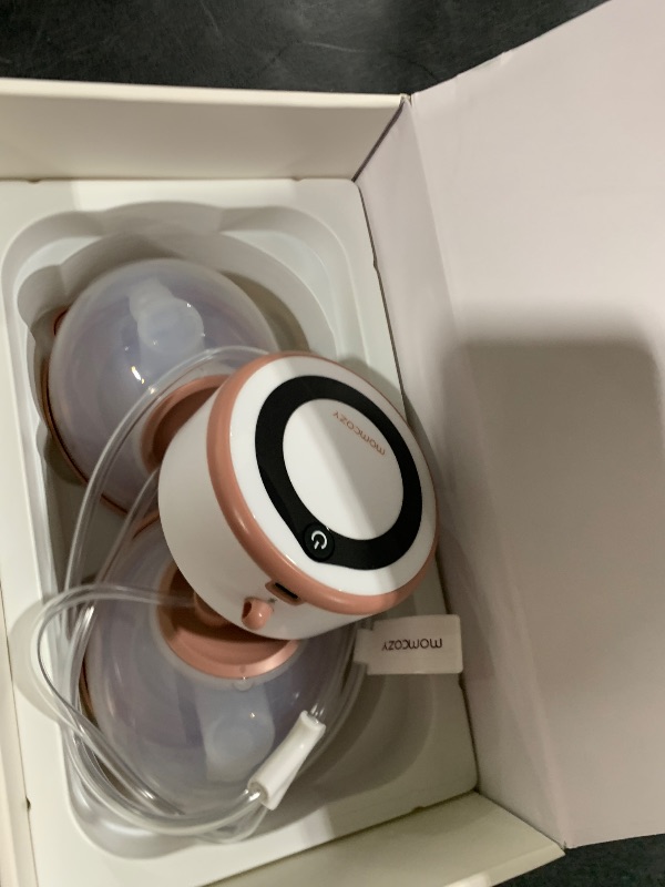 Photo 1 of Momcozy Breast Pump V1 Pro Hospital-Grade, Hands-Free & Portable Wearable Pump, Upgraded Electric Pump with 3 Fine-Tuned Rhythms|15 Levels, Come with Leak-Proof DoubleFit Flange, Cozy Red.