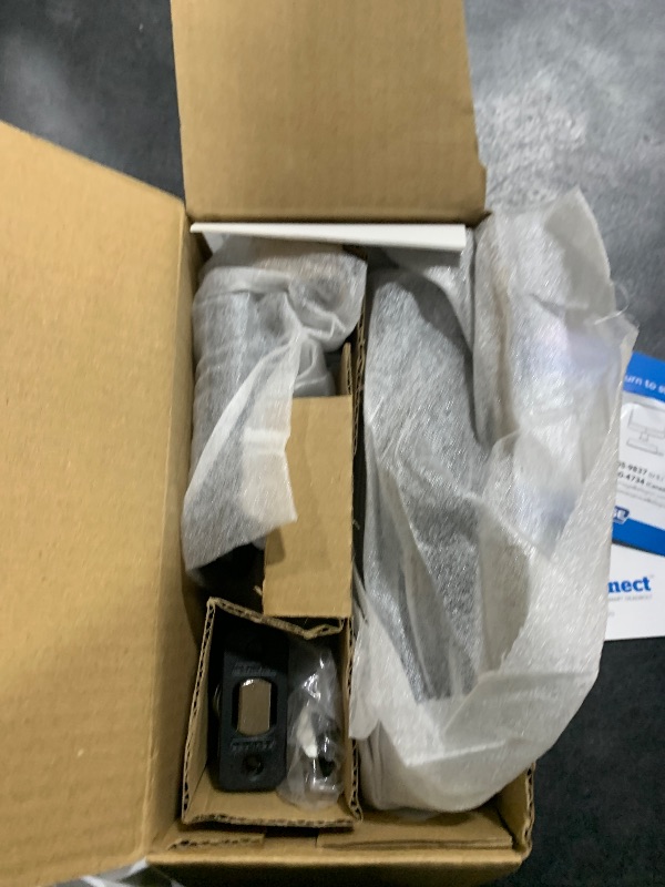 Photo 1 of SCHLAGE BE469ZP CAM 716 SCHLAGE Connect Smart Deadbolt With Alarm Inbuilt Camelot Trim In Aged Bronze.