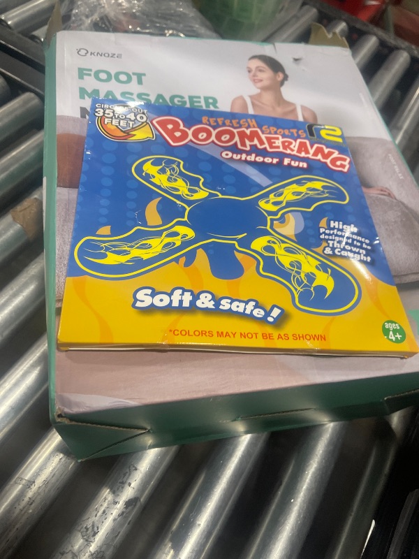 Photo 1 of Fun Boomerang - Easter Basket Stuffers for Kids - Soft & Easy to Use - Easter Gifts for Boys & Girls All Ages - Best Boy Gifts for 6 7 8 9 10 Year Old Boys + 2025 Top Toys for Age 8-12 Boy Gift Ideas