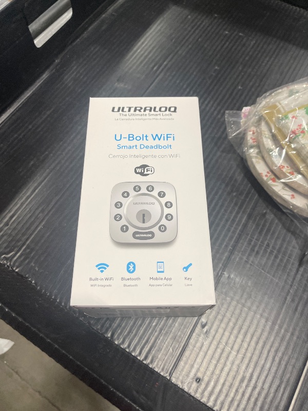 Photo 1 of ULTRALOQ Smart Lock U-Bolt WiFi, Keyless Entry Door Lock with Door Sensor, Voice Control with Alexa, App Remote Access, Share Access