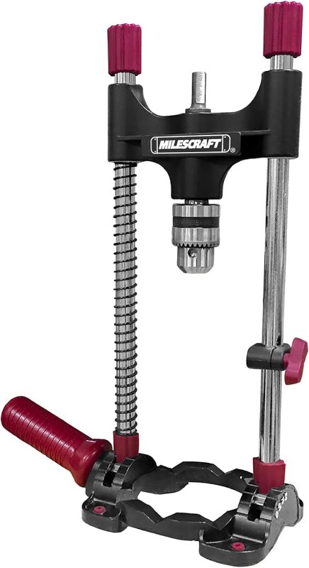 Photo 1 of Milescraft 1318 DrillMate Portable Drillling Guide – Precision Drilling Jig Attachment for Drilling Angled or Straight Holes, Adjustable Drill Guide...
