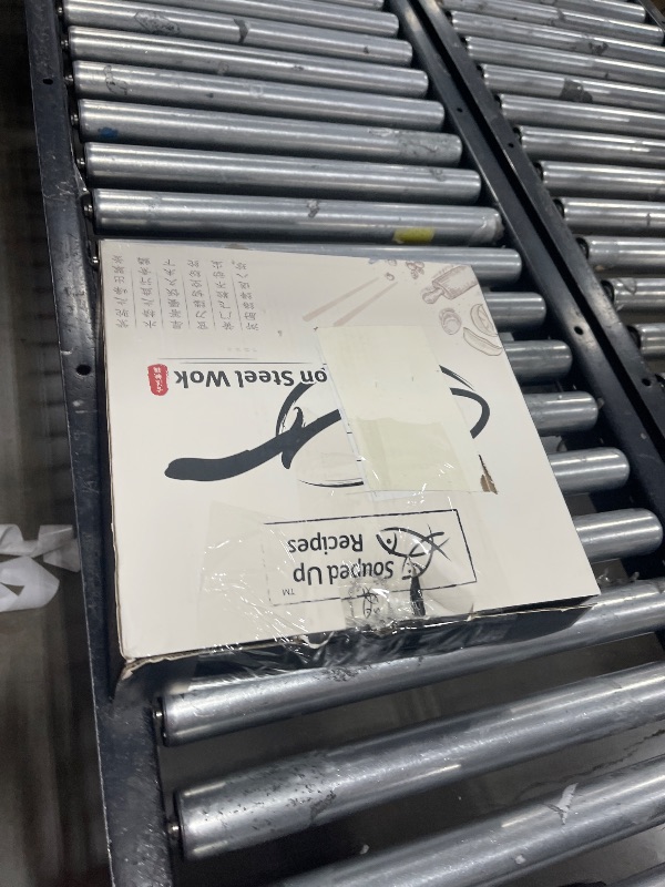 Photo 1 of Souped Up Recipes Carbon Steel Wok For Electric, Induction and Gas Stoves (Lid, Spatula and User Guide Video Included)
