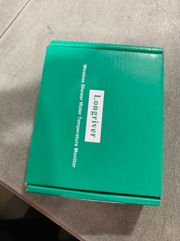 Photo 1 of Longriver MX08 Wireless Shower Temperature Monitor for Shower Stalls, Heads & Systems | Hydro-Powered Sensor, IPX7 Waterproof Adjustable Display | Real-Time Tracking