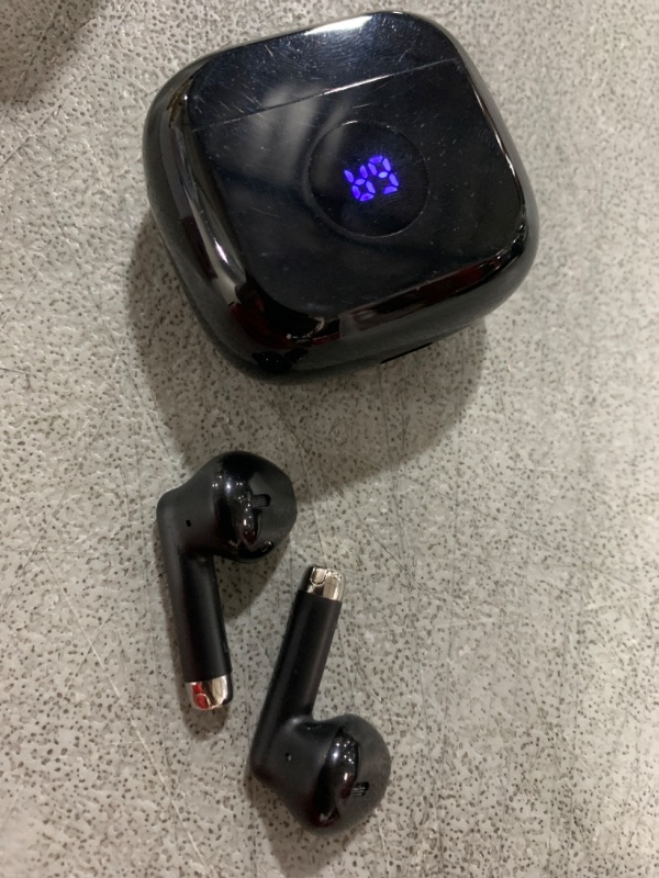 Photo 1 of Wireless Earbuds, Bluetooth 5.4 Headphones HiFi Stereo, in Ear Earphones with 4 ENC Noise Cancelling Mics, 40H Playback Ear Buds with Mini Case, IP7 Waterproof Headset with LED Display, USB C Charging