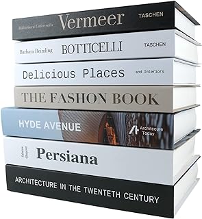 Photo 1 of 7 Pcs Decorative Books for Home décor,Black