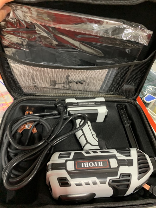 Photo 1 of Welding Machine,Portable ARC Welder Machine Gun,IGBT Standing Handheld Welding Machine, 6 variable current adjustment,suitable for 3/32"-1/8" Stick Welder,BTOBI 110V Welder Machine Kit…
