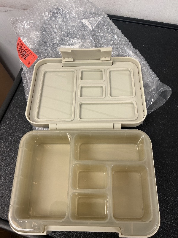 Photo 1 of Simple Modern Bento Lunch Box for Kids | BPA Free, Leakproof, Dishwasher Safe | Lunch Container for Girls and Boys, Toddlers | Porter Collection | 5 Compartments | Almond Birch