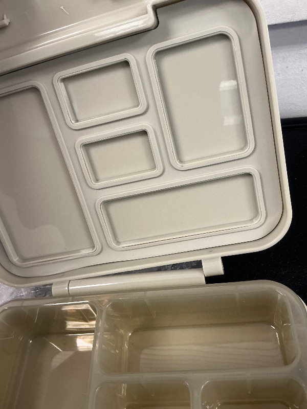 Photo 1 of Simple Modern Bento Lunch Box for Kids | BPA Free, Leakproof, Dishwasher Safe | Lunch Container for Girls and Boys, Toddlers | Porter Collection | 5 Compartments | Almond Birch