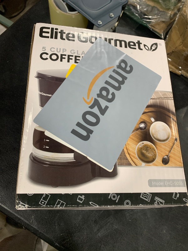 Photo 1 of Elite Gourmet EHC9420 Automatic 5-Cup Brew & Drip Coffee Maker with Pause N Serve Reusable Filter, On/Off Switch, Water Level Indicator