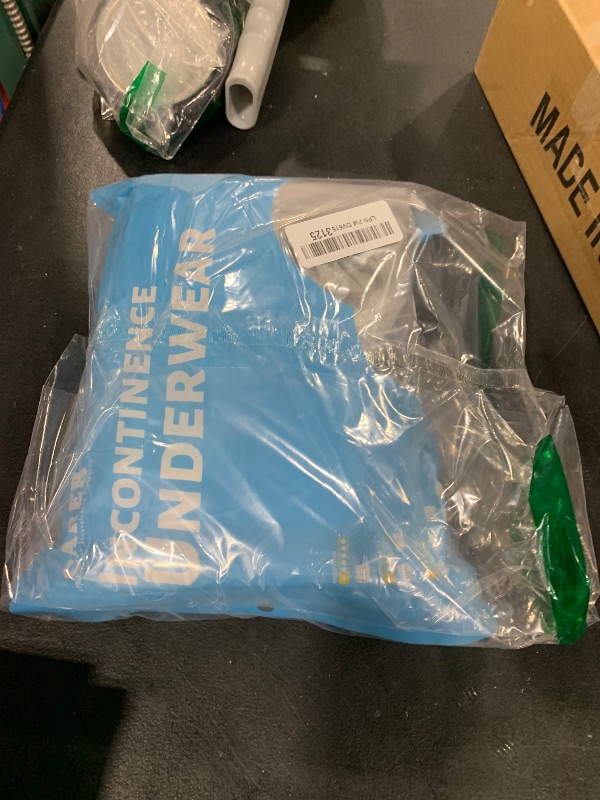 Photo 1 of CARER Incontinence Underwear for Men Washable Mens Incontinence Underwear for Bladder Leak Protection 80ML Reusable Leak Proof Underwear for Men Urinary Incontinence Boxer Shorts (2 Black/2 Blue, 2XL)