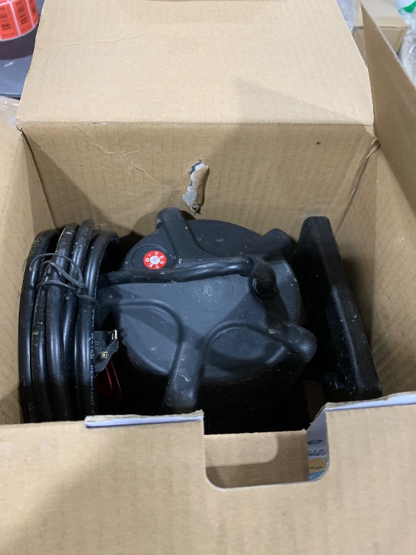 Photo 1 of Little Giant WGP-65-PW 115 Volt, 1900 GPH Dual Discharge Direct Drive Submersible Waterfall and Pond Pump, Black, 566409