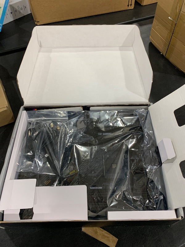 Photo 1 of ASUS TUF Gaming B550-PLUS WiFi II AMD AM4 (3rd Gen Ryzen™) ATX Motherboard (PCIe 4.0, 6, 2.5Gb LAN, BIOS Flashback, USB 3.2 2, Addressable 2 RGB Header and Aura Sync)