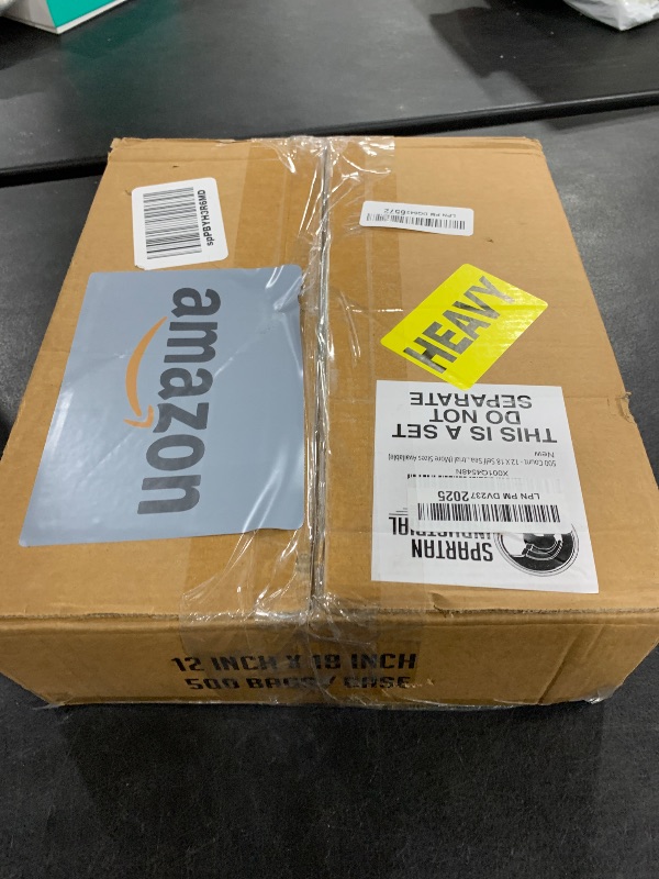 Photo 1 of Spartan Industrial - 12" X 18" (500 Count) Self Seal Clear Poly Bags with Suffocation Warning for Packaging and Clothes - Permanent Adhesive