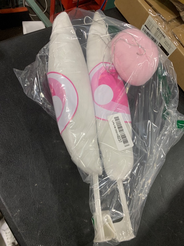 Photo 1 of Tugaizi Easter Bunny Ears Decoration for Car, Easter Bunny Kit with Pink Eyes & Nose, Cute Easter Vehicle Accessories