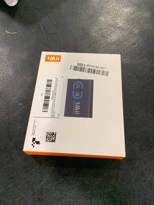 Photo 1 of 1Mii Bluetooth 5.3 Transmitter Receiver for TV to Wireless Headphones, Dual Link AptX Adaptive/Low Latency/HD Audio, Aux Adapter for Home Stereo, Airplane, Boat, Gym