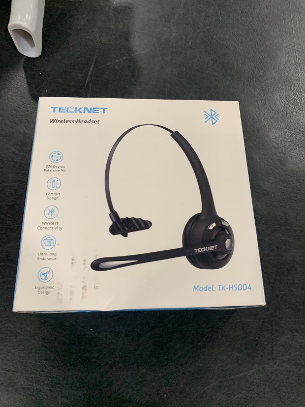 View 2 of TECKNET Bluetooth Headphones Over Ear, 65 Hours Playtime and 3 EQ Modes Wireless Headphones with Microphone, Memory Foam Ear Cups, Hi-Res Audio, Deep Bassfor Home Travel Office Laptop PC Cellphone
