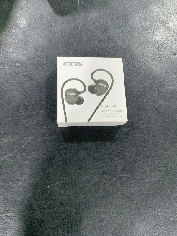Photo 1 of CCA CST in-Ear Dynamic Headphones, HiFi Heavy Bass Noise Isolating IEM Wired Earphones/Earbuds (Without Mic, Silvery)