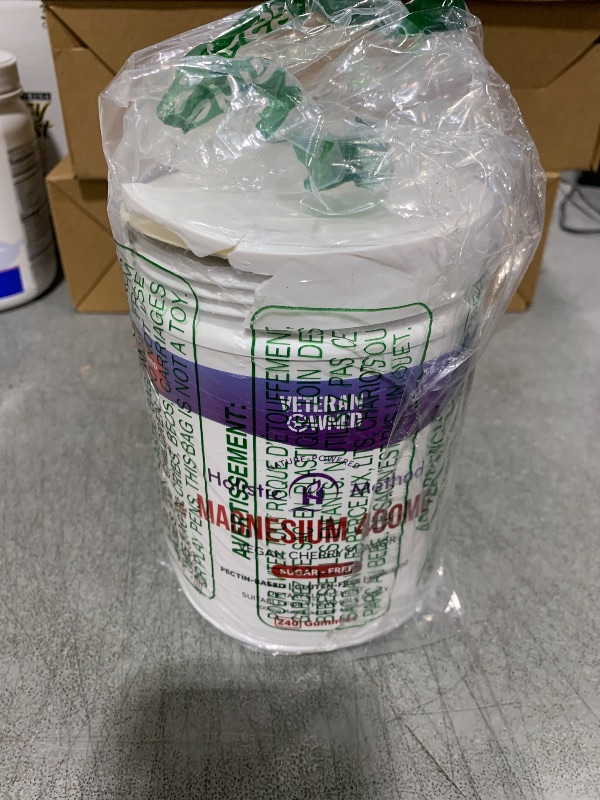 Photo 1 of BB 01/01/2027
Magnesium Citrate Gummies - Sugar-Free, Vegan and Non-GMO for Better Sleep and Relaxation - No Sugar Alcohol - Magnesium Supplement for Adults, Teens and Kids - Cherry - 240 Chews