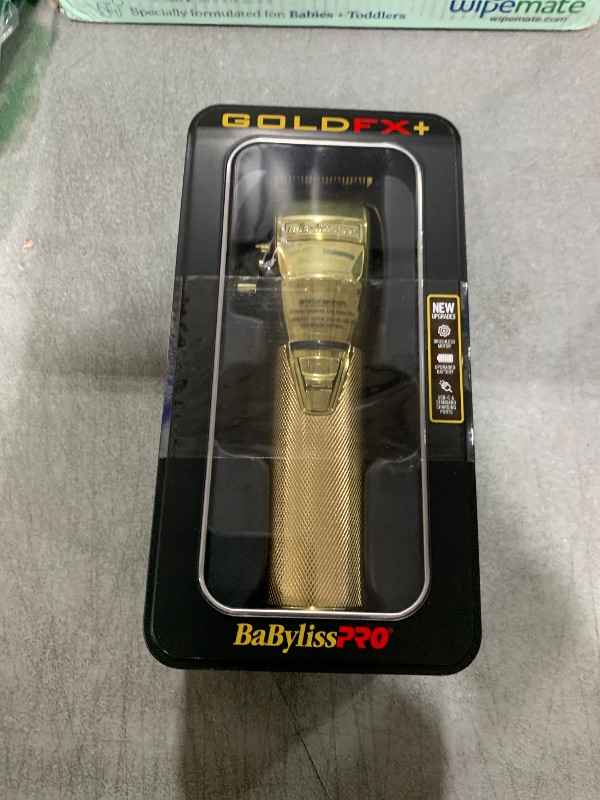 Photo 1 of BaBylissPRO GOLDFX+ All Metal Lithium Clipper